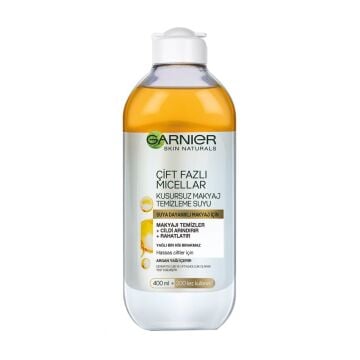 GARNIER ÇİFT FAZLI MAKYAJ TEMİZLEME SUYU 400ml