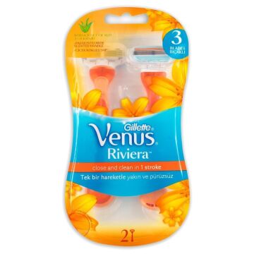 GİLLETTE VENUS RİVİERA 2'Lİ TIRAŞ BIÇAĞI