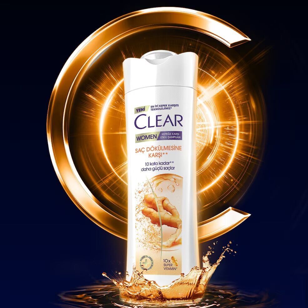 CLEAR WOMEN ŞAMPUAN 350ml Saç Dökülmesine Karşı