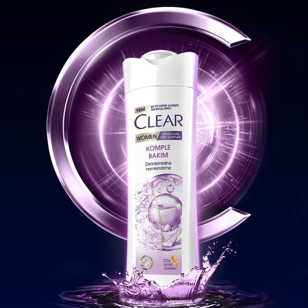 CLEAR WOMEN ŞAMPUAN 350ml Komple Bakım