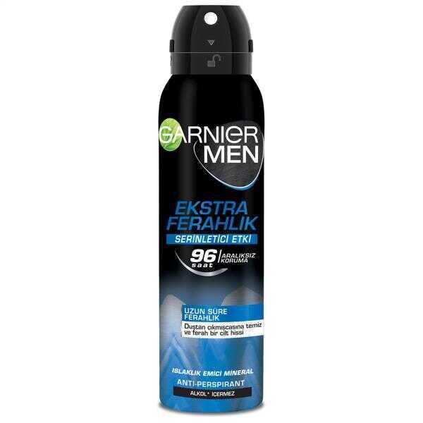 GARNIER MEN DEODORANT EXTRA FERAHLIK ALKOL İÇERMEZ