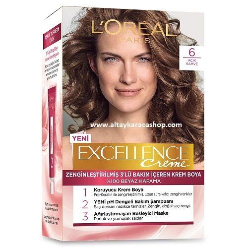 LOREAL EXCELLENCE SET SAÇ BOYASI CREME 6