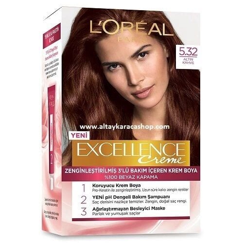 LOREAL EXCELLENCE SET SAÇ BOYASI CREME 5.32