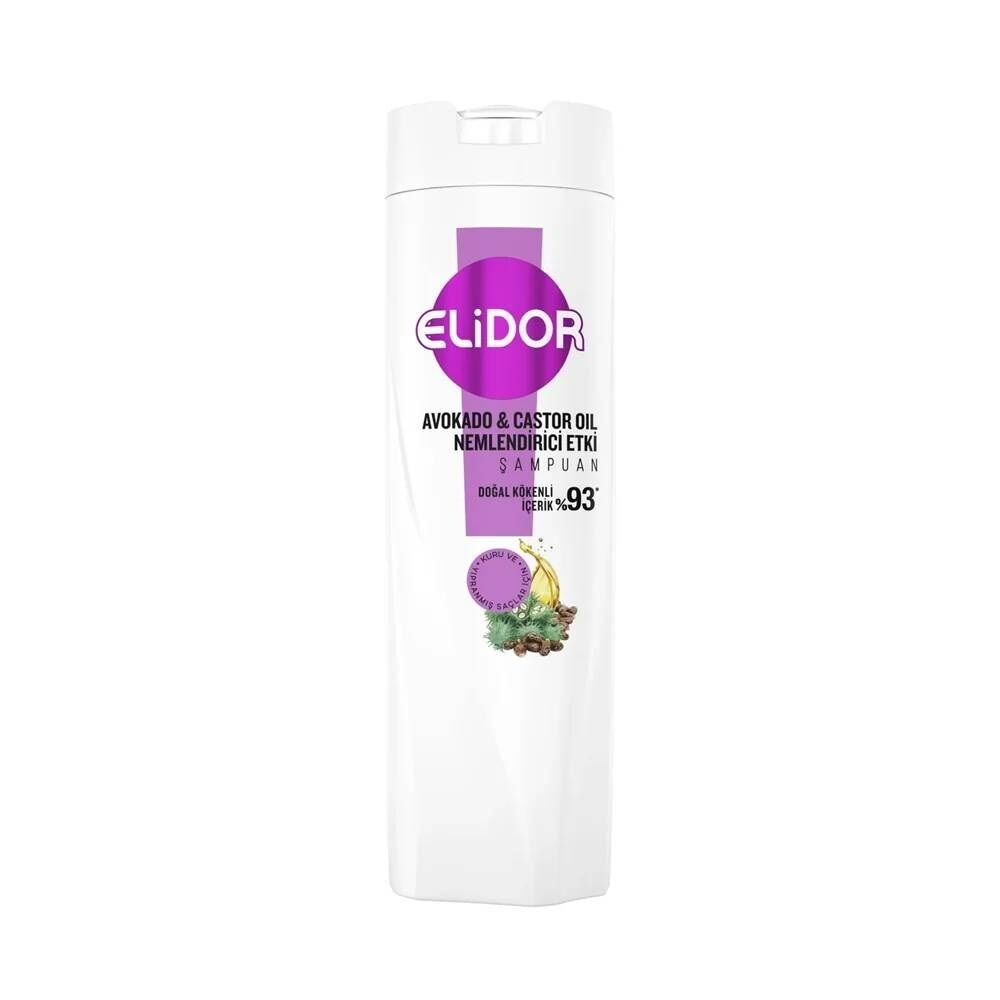 ELİDOR ŞAMPUAN 400ml Avacado & Castor Oıl Nemlendirici Etki