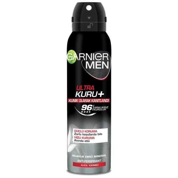 GARNIER MEN DEODORANT ULTRA KURU ALKOL İÇERMEZ