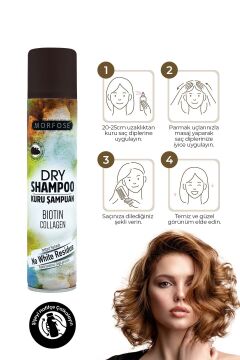 MORFOSE KURU ŞAMPUAN BIOTIN COLLAGEN KAHVE TONLU SAÇLAR 200ML
