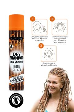 MORFOSE KURU ŞAMPUAN BIOTIN COLLAGEN RASTALI SAÇLAR 200ML