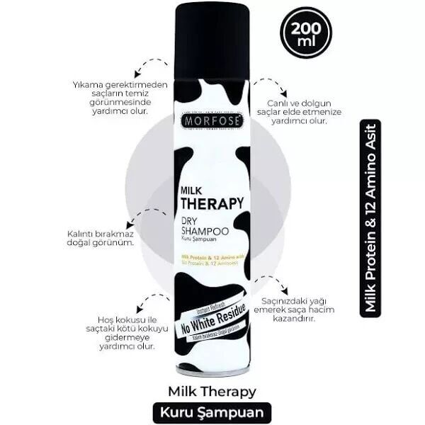 MORFOSE KURU ŞAMPUAN MILK THERAPY 200ML