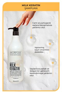 MORFOSE MILK KERATİN ŞAMPUAN 1000ML