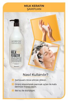 MORFOSE MILK KERATİN ŞAMPUAN 1000ML