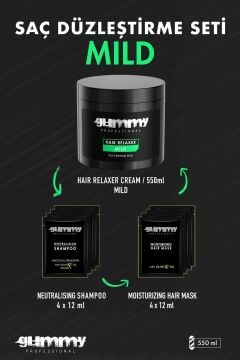 GUMMY HAIR RELAXER SET SAÇ DÜZLEŞTİRİCİ
