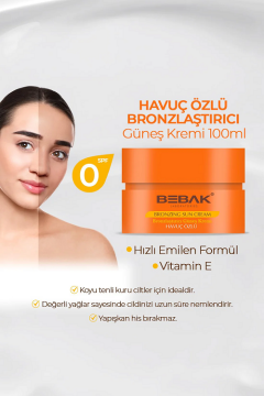 BEBAK GÜNEŞ KREMİ HAVUÇ 100ML