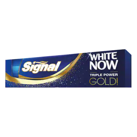 SİGNAL DİŞ MACUNU WHITE NOW GOLD 75ml Anında 3 Kat Beyazlık