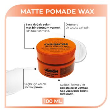 OSSION POMADE MATTE WAX 100ml