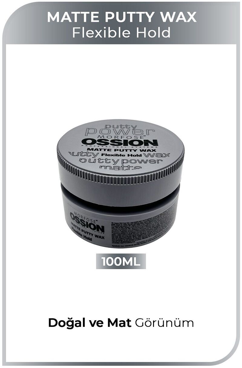 OSSION PUTTY MATTE WAX 100ml Flexible Hold