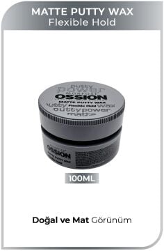 OSSION PUTTY MATTE WAX 100ml Flexible Hold