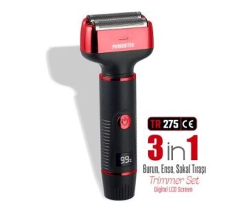 POWERTEC TR-275 3 IN 1 BURUN ENSE SAKAL MAKİNESİ