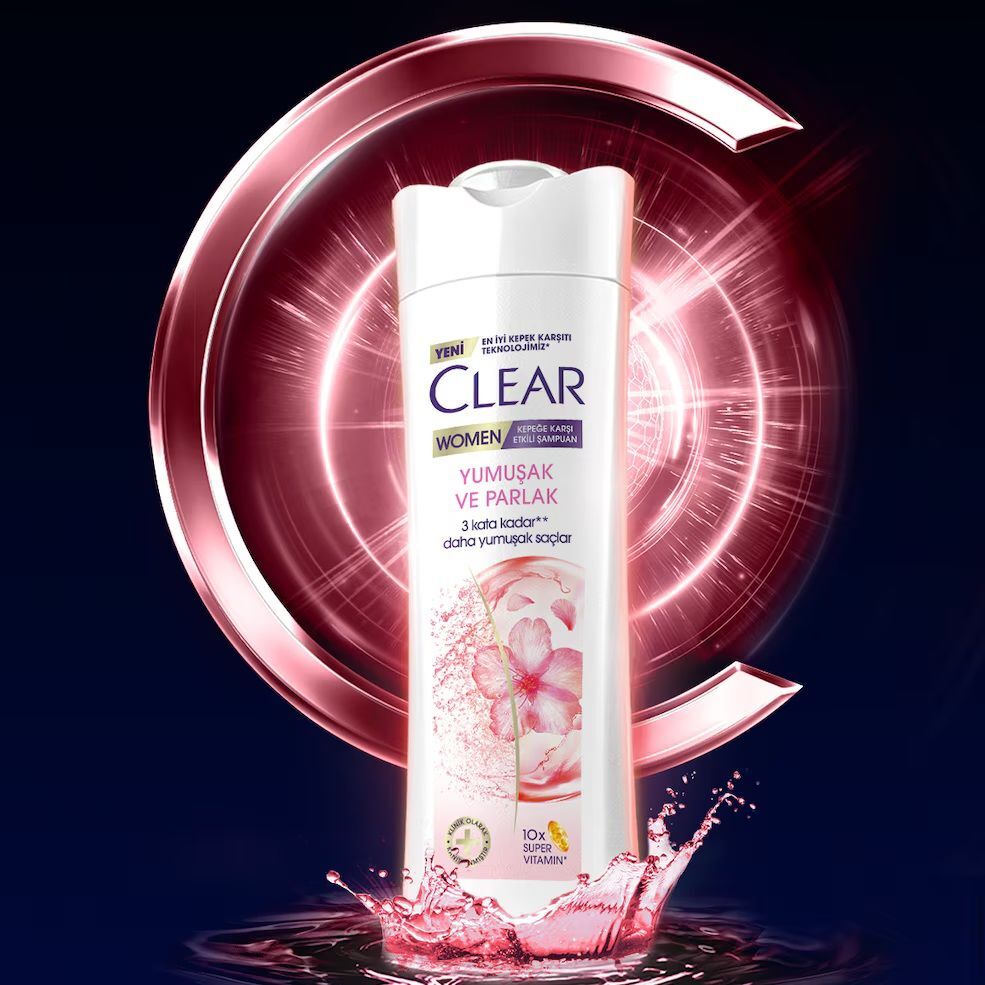 CLEAR WOMEN ŞAMPUAN 350ml Yumuşak Parlak