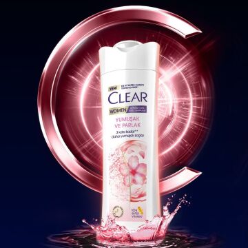 CLEAR WOMEN ŞAMPUAN 350ml Yumuşak Parlak