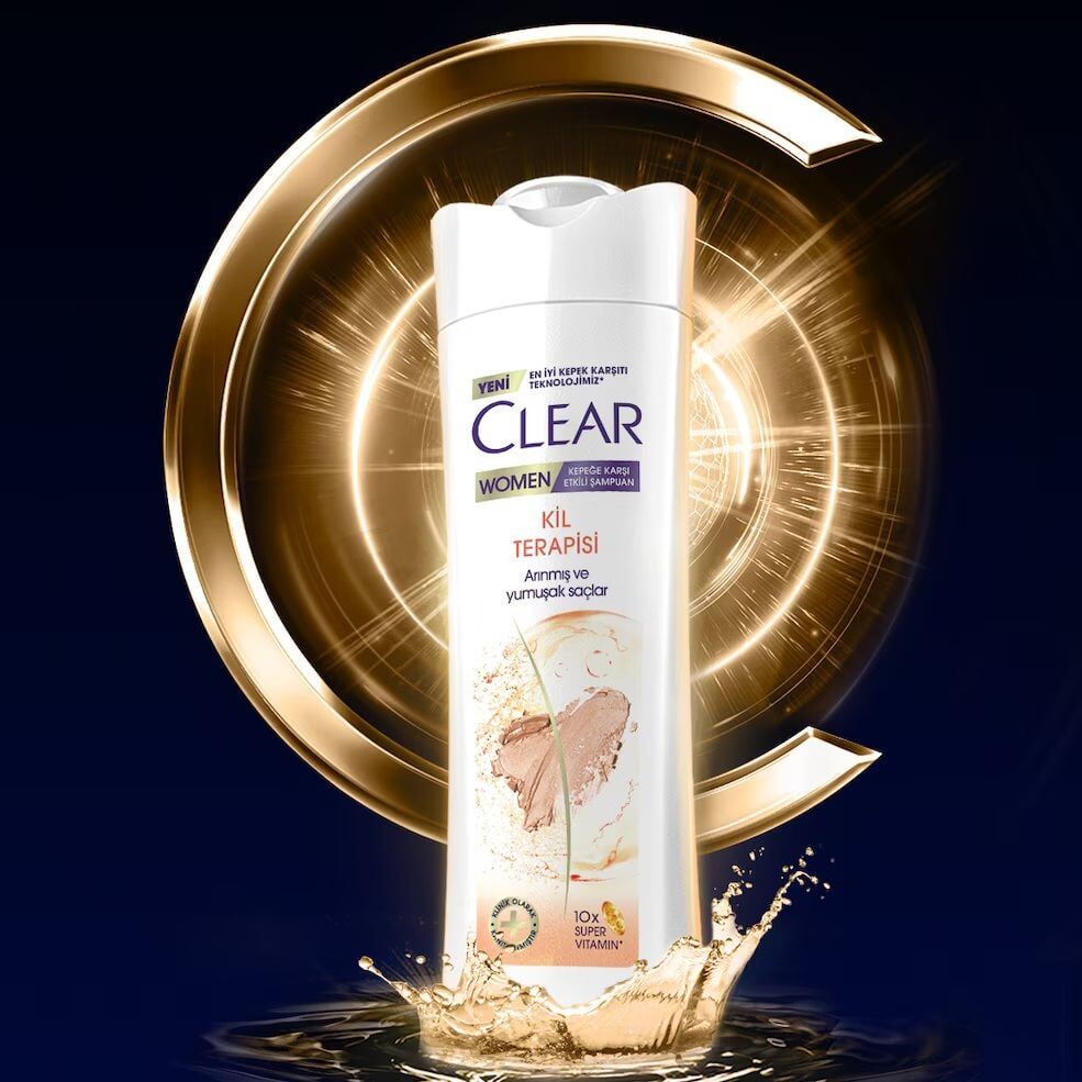 CLEAR WOMEN ŞAMPUAN 350ml Kil Terapisi