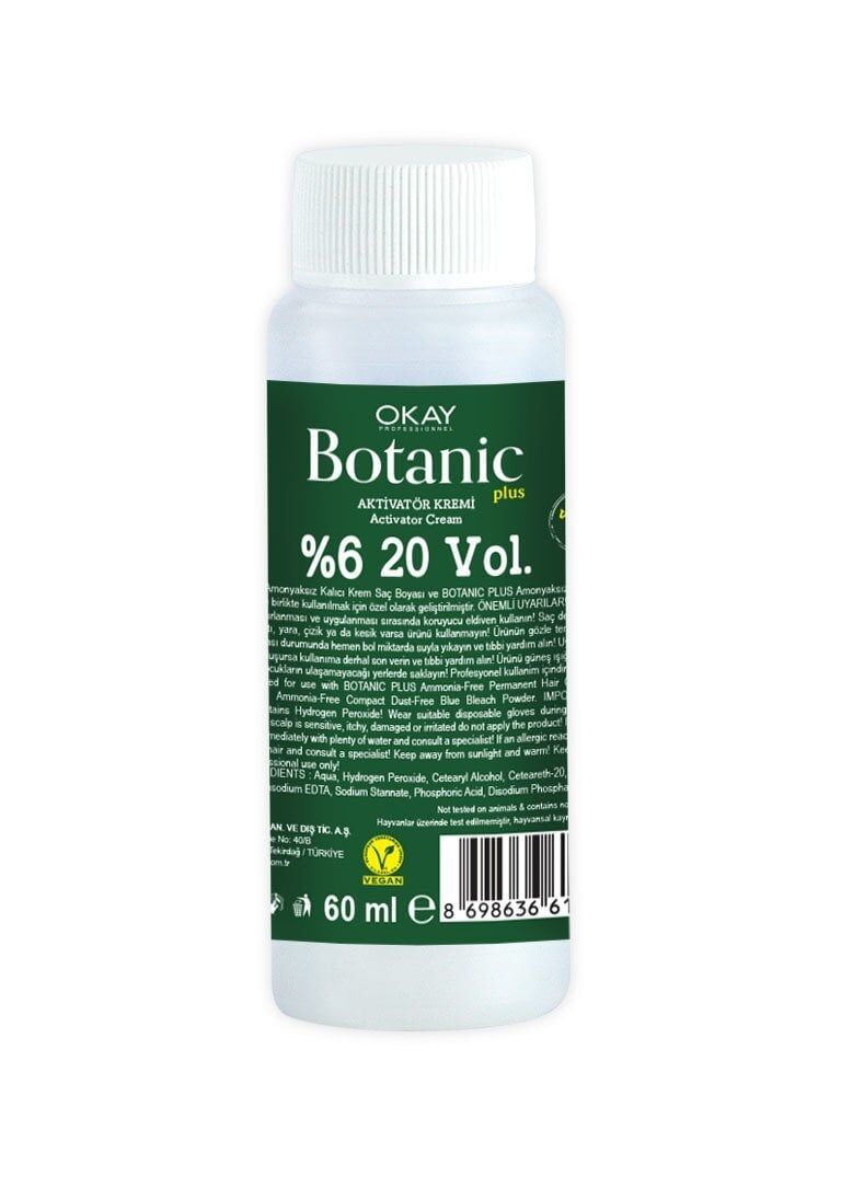 BOTANIC OKSİDAN 60ml % 6 / 20 Volüm