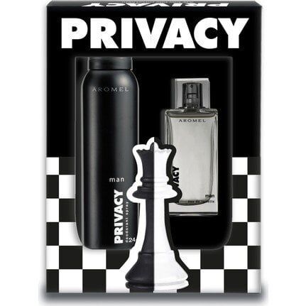 PRIVACY ERKEK PARFÜM SETİ SİYAH BEYAZ