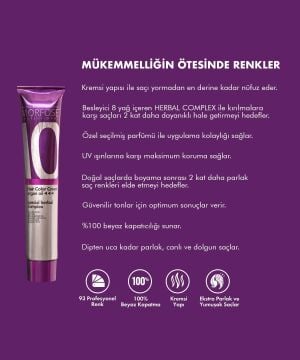 MORFOSE 10 SAÇ BOYASI 100ml / 8S    Yoğun Açık Kumral