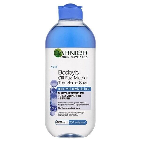 GARNIER BESLEYİCİ ÇİFT FAZLI MAKYAJ TEMİZLEME SUYU