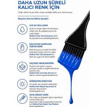 RADICAL COLOR SAÇ BOYASI 250ml BLUE/MAVİ