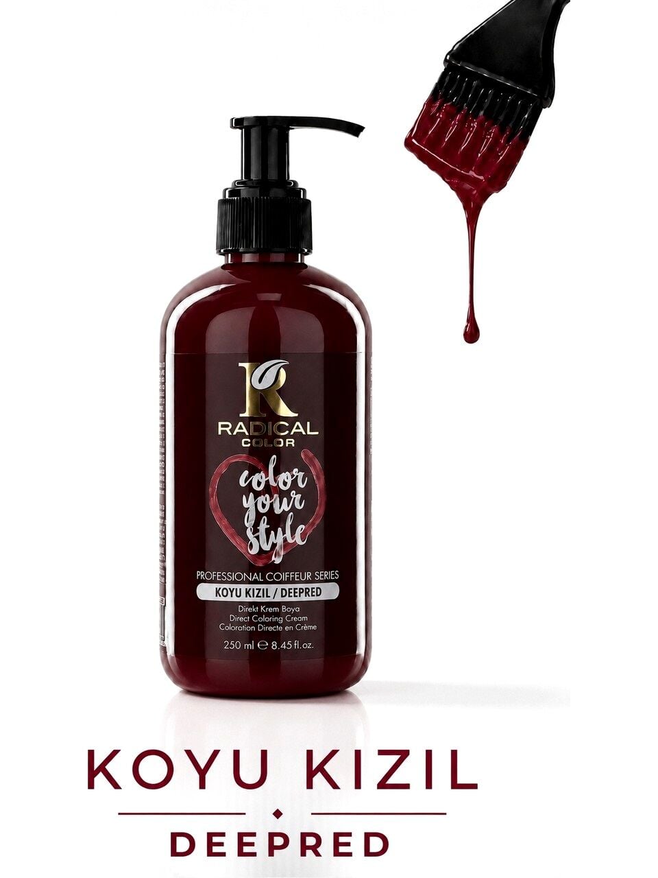 RADICAL COLOR SAÇ BOYASI 250ml DEEP RED/KOYU KIZIL