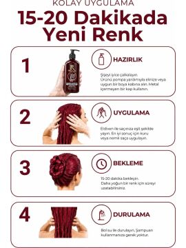 RADICAL COLOR SAÇ BOYASI 250ml DEEP RED/KOYU KIZIL