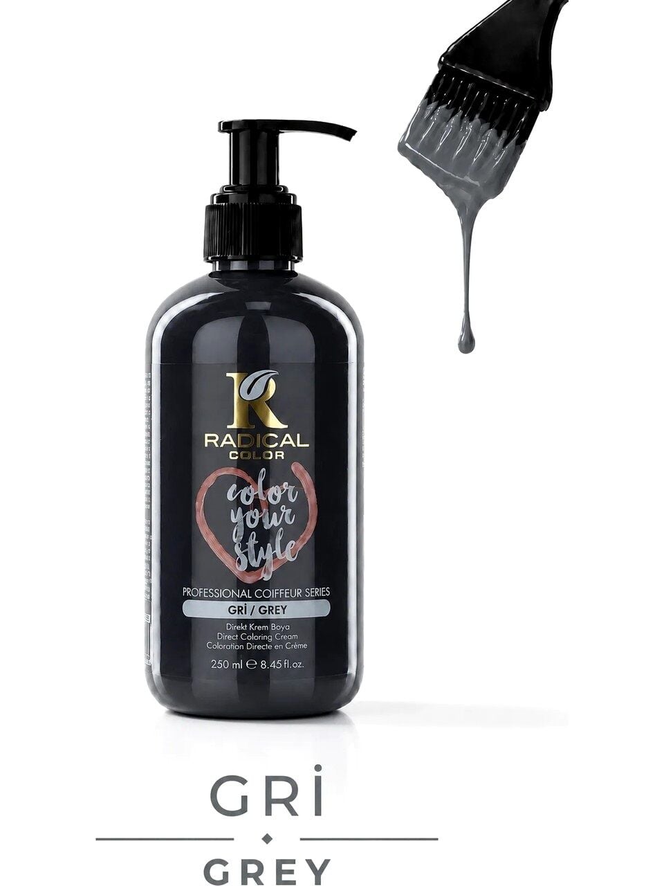 RADICAL COLOR SAÇ BOYASI 250ml GRİ