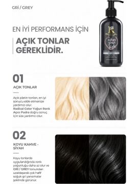 RADICAL COLOR SAÇ BOYASI 250ml GRİ