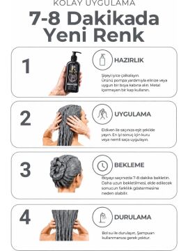 RADICAL COLOR SAÇ BOYASI 250ml GRİ
