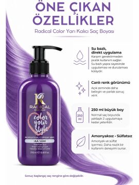 RADICAL COLOR SAÇ BOYASI 250ml LİLA
