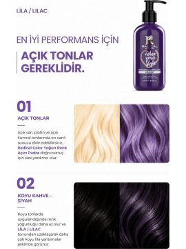 RADICAL COLOR SAÇ BOYASI 250ml LİLA