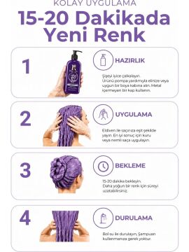 RADICAL COLOR SAÇ BOYASI 250ml LİLA