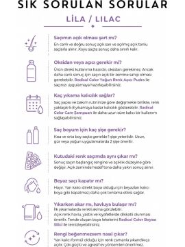 RADICAL COLOR SAÇ BOYASI 250ml LİLA