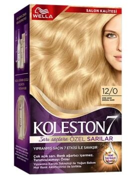 KOLESTON SAÇ BOYASI SET NO:12/0 Çok Açık Doğal Sarı