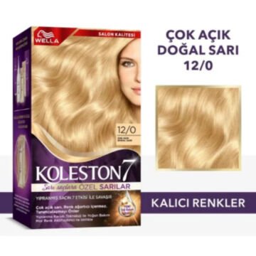 KOLESTON SAÇ BOYASI SET NO:12/0 Çok Açık Doğal Sarı
