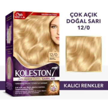 KOLESTON SAÇ BOYASI SET NO:12/0 Çok Açık Doğal Sarı