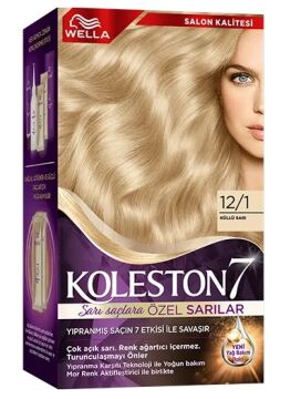 KOLESTON SAÇ BOYASI SET NO:12/1 Küllü Sarı