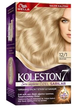 KOLESTON SAÇ BOYASI SET NO:12/1 Küllü Sarı