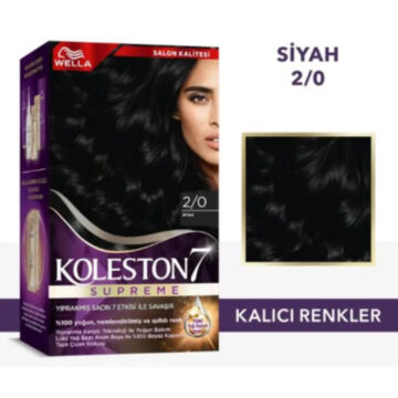 KOLESTON SAÇ BOYASI SET NO:2/0 Siyah