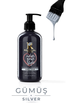 RADICAL COLOR SAÇ BOYASI 250ml SILVER/GÜMÜŞ
