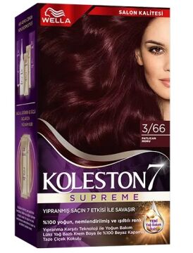 KOLESTON SAÇ BOYASI SET NO:3/66 Patlıcan Moru