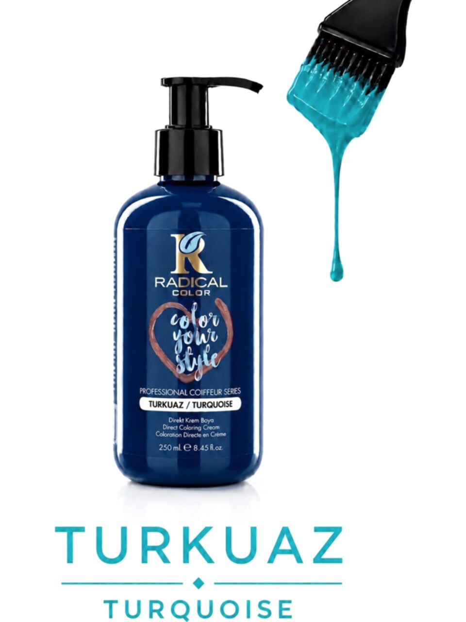 RADICAL COLOR SAÇ BOYASI 250ml TURKUAZ
