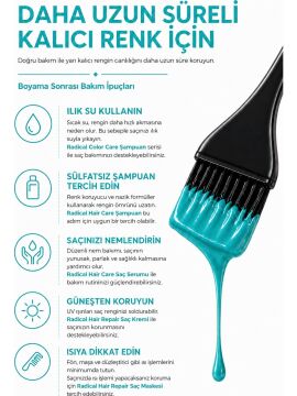 RADICAL COLOR SAÇ BOYASI 250ml TURKUAZ