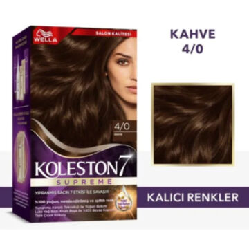 KOLESTON SAÇ BOYASI SET NO:4/0 Kahve
