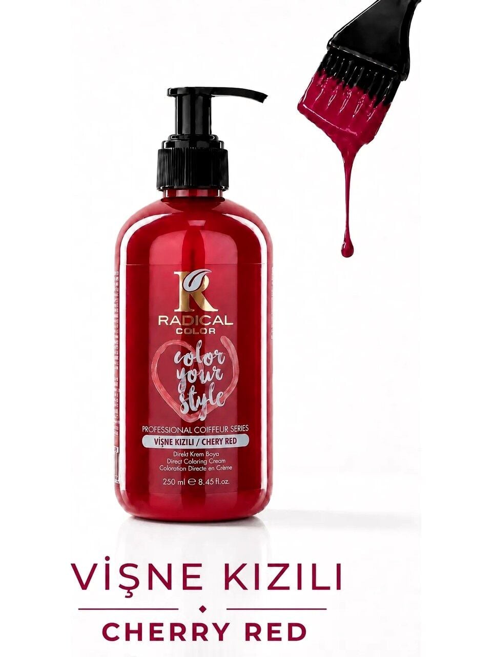 RADICAL COLOR SAÇ BOYASI 250ml VİŞNE KIZILI